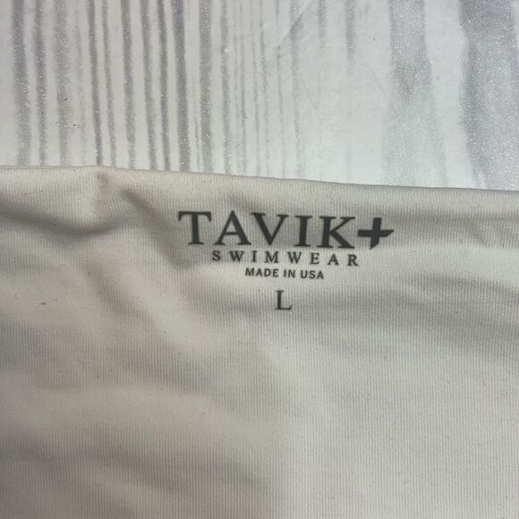 Tavik White Coco Scoop neck bikini top and bottoms Large / XL - Picture 9 of 12